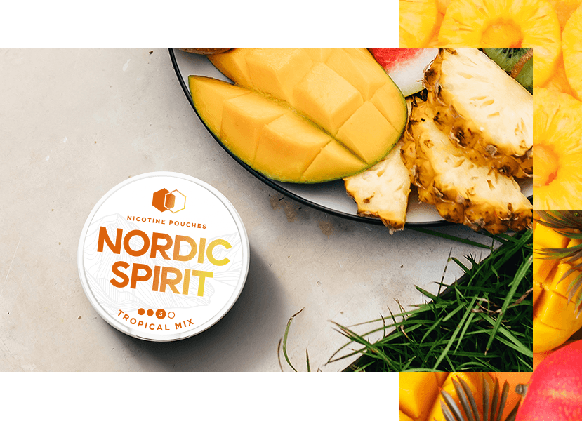 Tropical Mix Flavor - Nordic Spirit Nicotine pouches